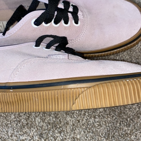 Vans Authentic Suede Gum Bottom Pink Sneakers - Picture 5 of 8